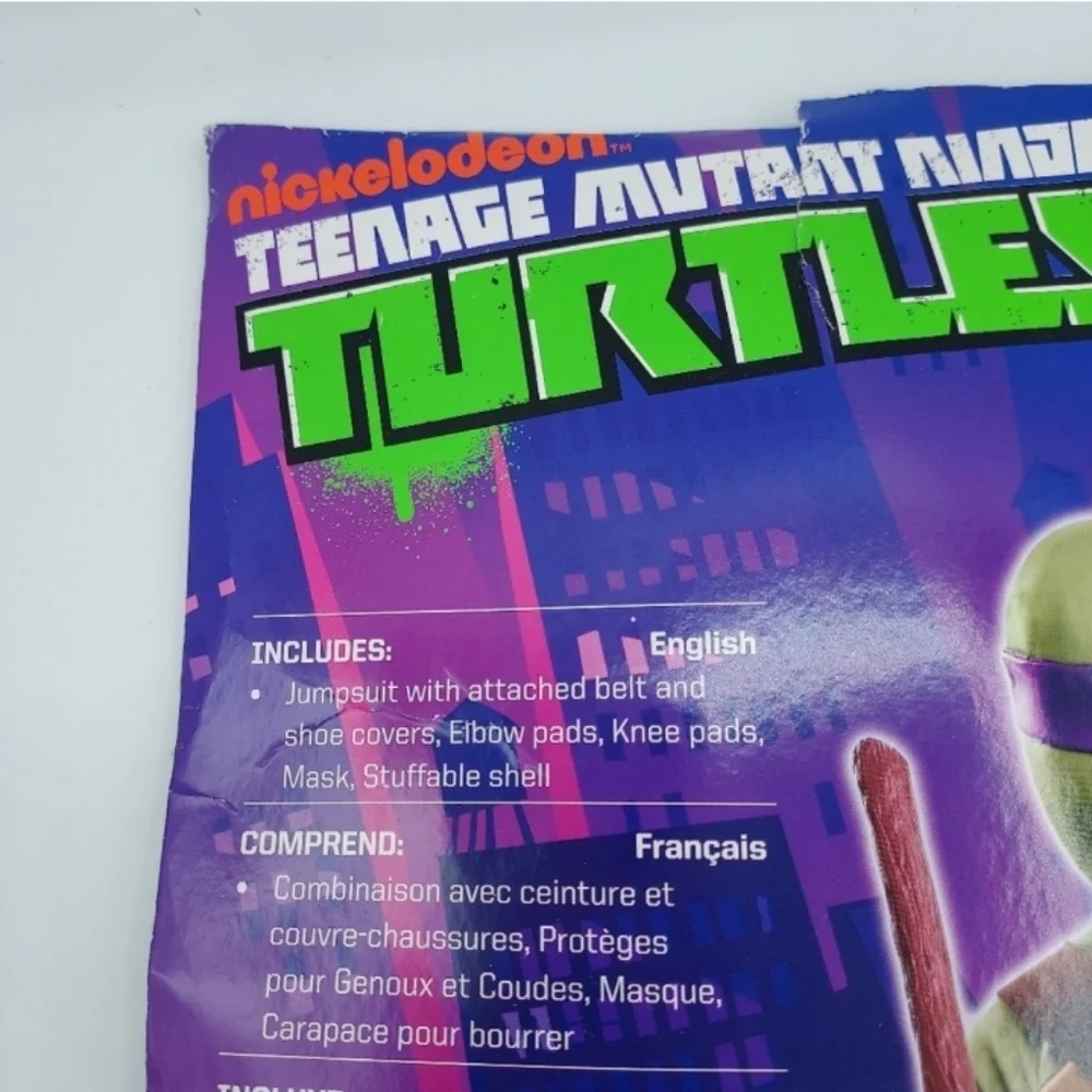 *SHIPS SAME/NEXT DAY!* New TMNT Donatello Deluxe Costume - Size Large 12-14